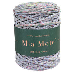 Mia Mote™ Thinny Line sznurek bawełniany 3mm miraże ombre lawendowe pole