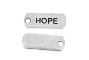 Zawieszka z przesłaniem Grawerka Hope 21x8mm