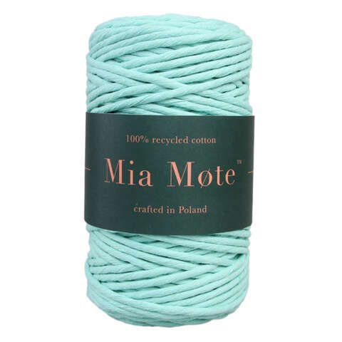 Mia Mote™ Classic Line Sznurek bawełniany skręcany do makramy 3mm Chryzopraz