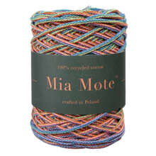 Mia Mote™ Thinny Line sznurek bawełniany 3mm miraże ombre strip